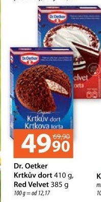 Směs na krtkův dort Dr. Oetker