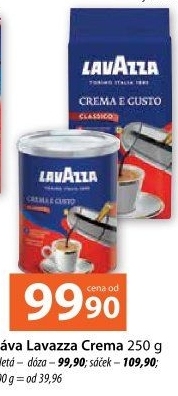 Mletá káva Crema e Gusto Lavazza