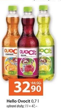 Sirup Ovocit Hello