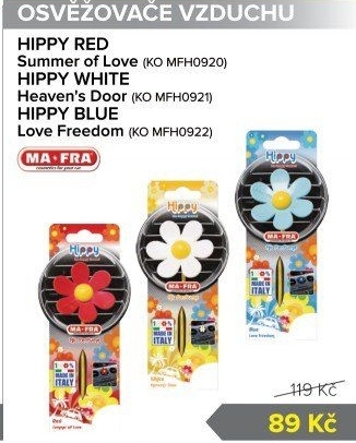 Osvěžovač do auta Hippy Ma-Fra