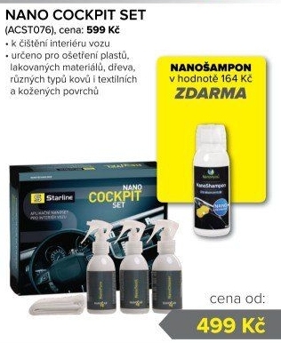 Autokosmetika Nano Cockpit set Starline
