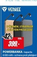 YPB 0180BK Power bank 8000mAh YENKEE