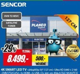 SLE 50U02TCSH.265 (HEVC)/UHDSENCOR