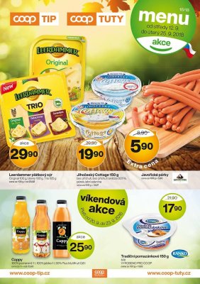 akční leták COOP 12.9.2018-25.9.2018