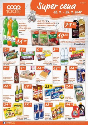 akční leták COOP 12.9.2018-25.9.2018
