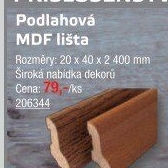 Lišta podlahová