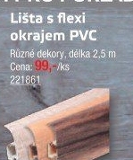 Lišta podlahová