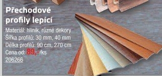 Lepící přechodový profil