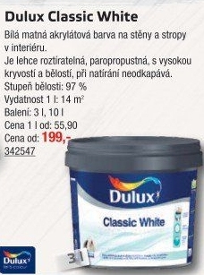 Interiérová barva Dulux