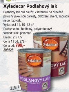 Podlahový lak Xyladecor