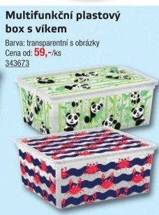 Úložný box s víkem