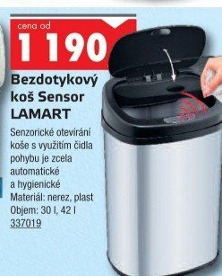 Bezdotykový koš Sensor Lamart