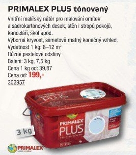 Interiérová barva Primalex Plus