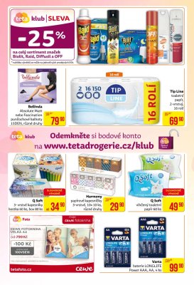 akční leták Teta drogerie 20.9.2018-29.9.2018