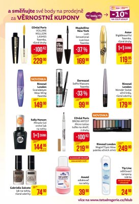 akční leták Teta drogerie 20.9.2018-29.9.2018