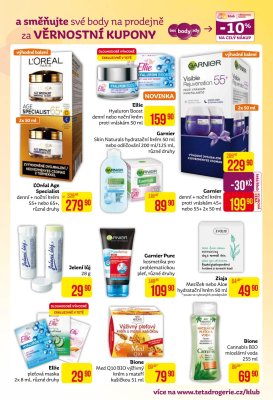 akční leták Teta drogerie 20.9.2018-29.9.2018