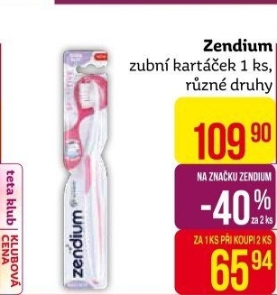 Kartáček na zuby Zendium