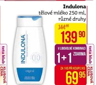 Tělové mléko Indulona