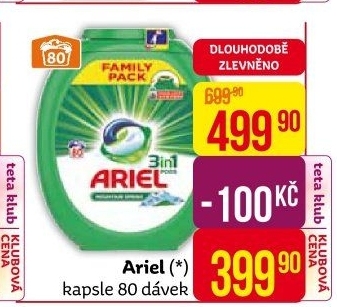 Prací kapsle 3v1 Ariel
