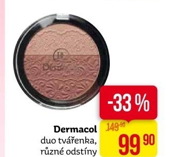 Tvářenka s reliéfem krajky Duo Blusher Dermacol