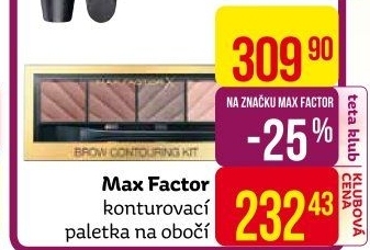Paletka na obočí Brow Contouring Kit Max Factor