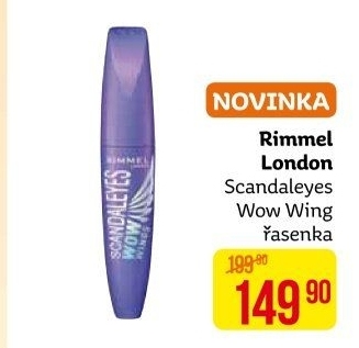 Řasenka Scandals Eyes Wow Wings Rimmel