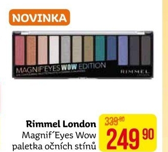 Paleta očních stínůMagnif' Eyes Wow Rimmel