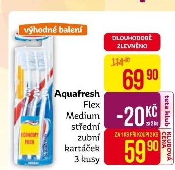 Kartáček na zuby Flex Aquafresh