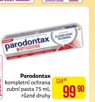Pasta na zuby Kompletní ochrana Parodontax