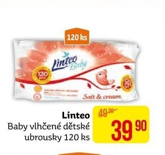 Vlhčené ubrousky dětské Linteo Baby