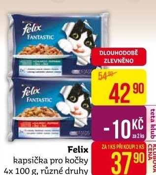 Kapsičky pro kočky Felix Purina