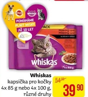 Kapsičky pro kočky Whiskas