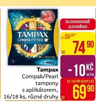Tampony Compak Tampax