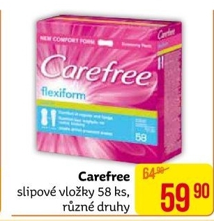 Vložky dámské slipové Carefree