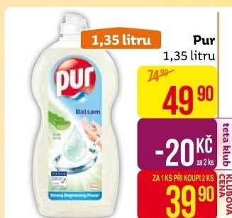 Prostředek na nádobí Pur