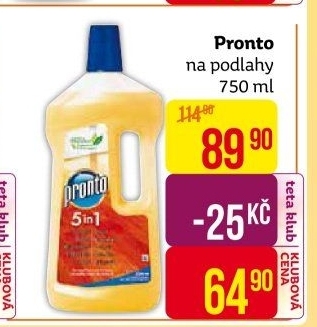 Čistič na podlahy 5v1 Pronto