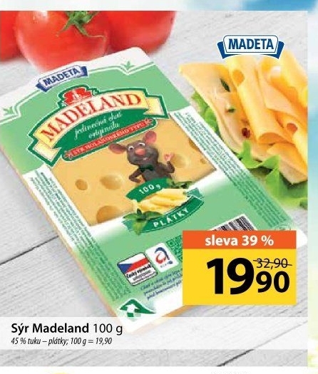 Sýr Madeland 45% Madeta