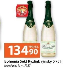 Sekt Ryzlink rýnský Bohemia Sekt