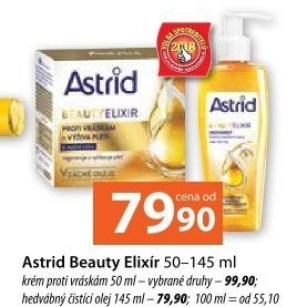 Krém pleťový hydratační proti vráskám Beauty Elixir Astrid