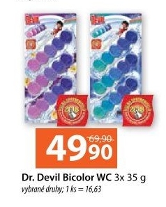 WC blok Bicolor Dr. Devil