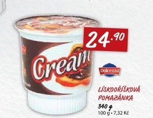 Lískooříšková pomazánka Cream Dolcezza