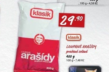 Pražené arašídy Coop Klasik