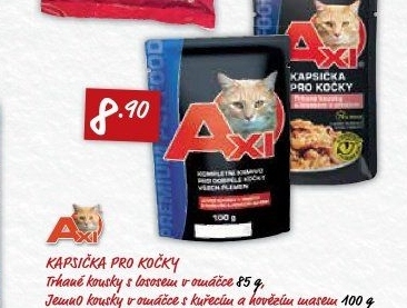 Kapsičky pro kočky Axi