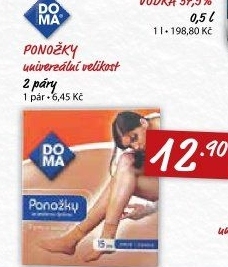 Silonové ponožky Doma