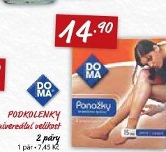 Silonové podkolenky Doma