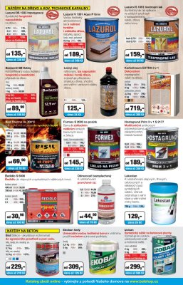 akční leták Barvy a laky drogerie 18.9.2018-6.10.2018