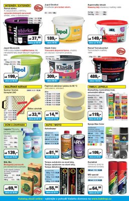 akční leták Barvy a laky drogerie 18.9.2018-6.10.2018
