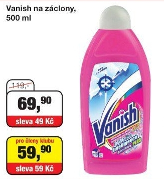 VANISH ZÁCLONY