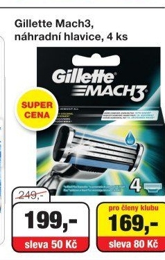 GILLETTE MACH 3 HLAVICE