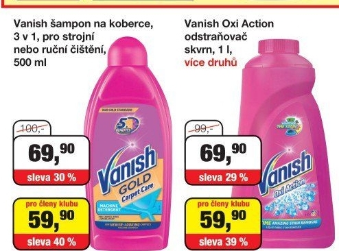 VANISH ZÁCLONY